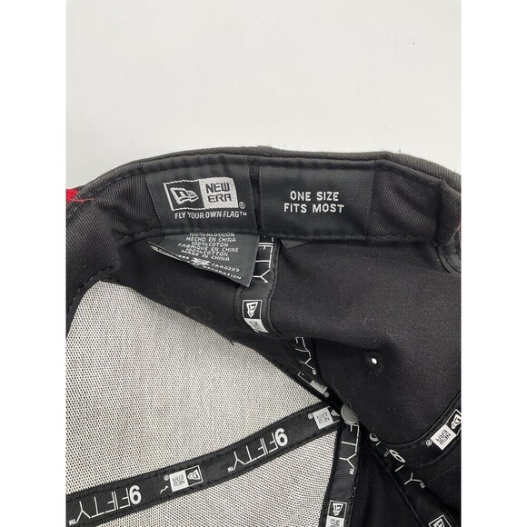 New Era 9Fifty Chicago Blackhawks Snapback Hat Raised Embroidery Logo OSFM - Picture 6 of 8